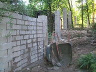Houston, Texas,  Before Picture for Columns and Fencing
