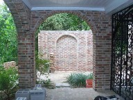 Houston, Texas, After Picture, Columns and Fencing