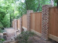 Houston, Texas, After Picture, Columns and Fencing