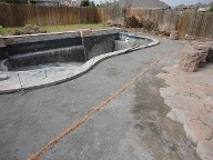 League City Texas Pool Decking Belgard Mega Arble Brick Pavers Drainage Retaining Wall Walkway Landscaping