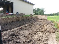 Pearland Texas Retaining Wall Steps Grass Sod Drainage